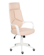 Office Chair DELIGHT Faux Leather Peach Pink_1077268