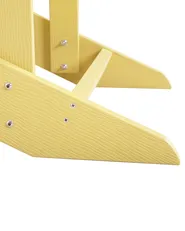 Garden Chair ADIRONDACK with Footstool Yellow_809670