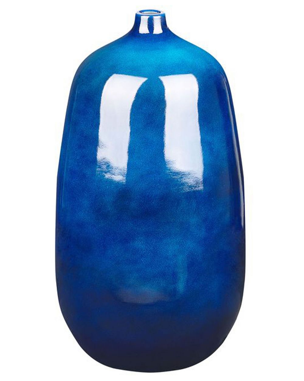 Flower Vase VITORIA 45 cm Ceramic Dark Blue