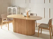Dining Table LUNNIN Light Oak 90 cm 180 cm_1027523