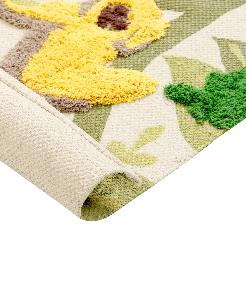 Kids Rug JANHTO Green 80 x 150 cm Cotton_864128