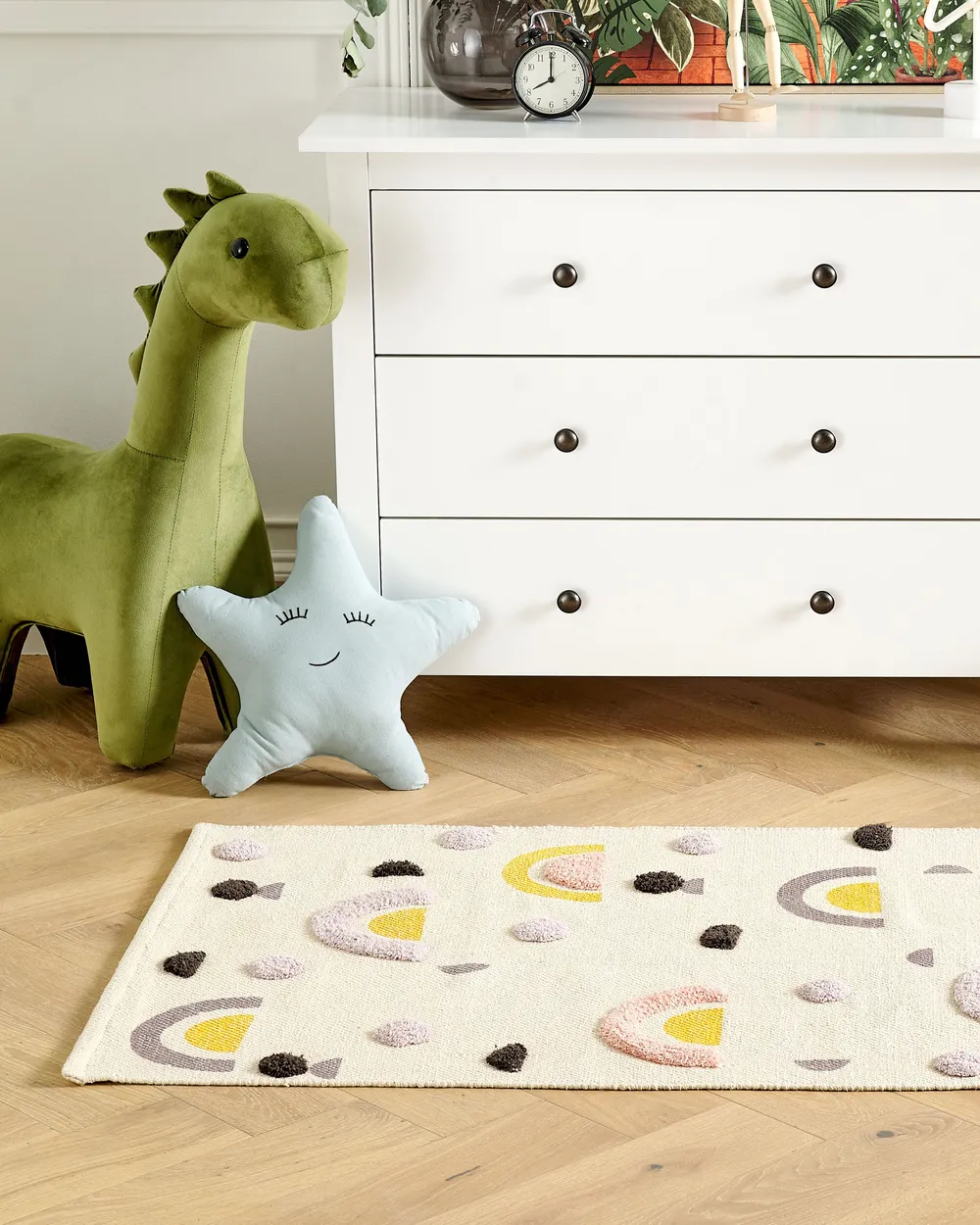 Kids Rug CURUP Multicolour 80 x 150 cm Cotton