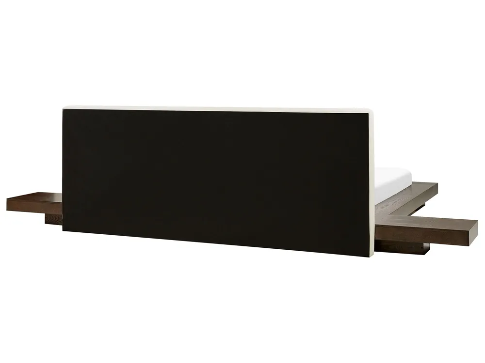 Waterbed Faux Leather ZEN 180 x 200 cm (EU Super King) Dark Ash Wood_943244