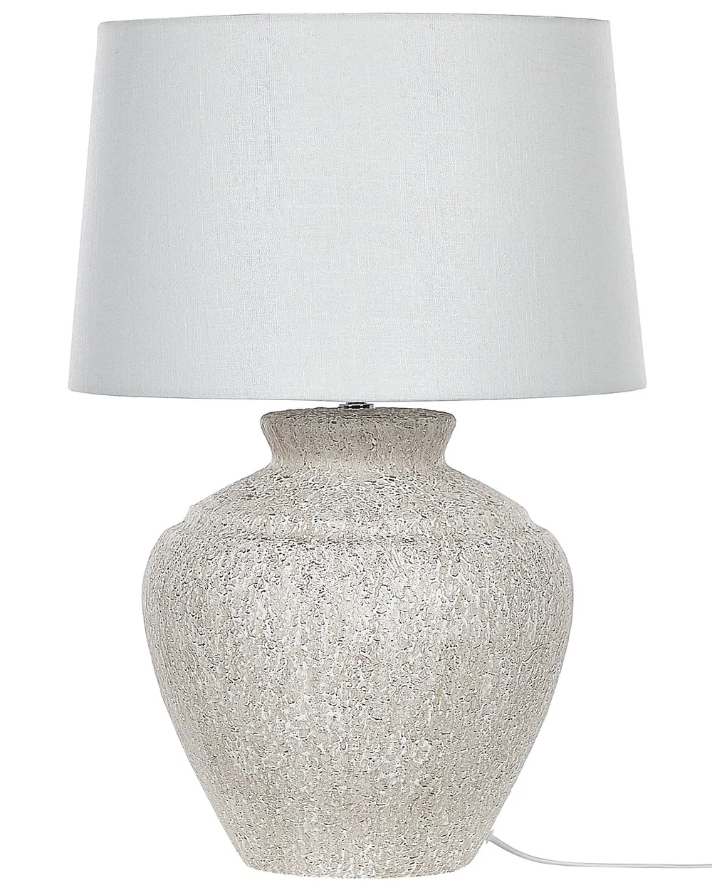 Table Lamp CAINE Ceramic Light Beige_877403