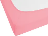 Fitted Sheet JANBU 180 x 200 cm Cotton Coral_845420