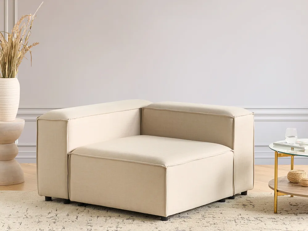 Corner Seat ARDAL Fabric Beige Right Hand