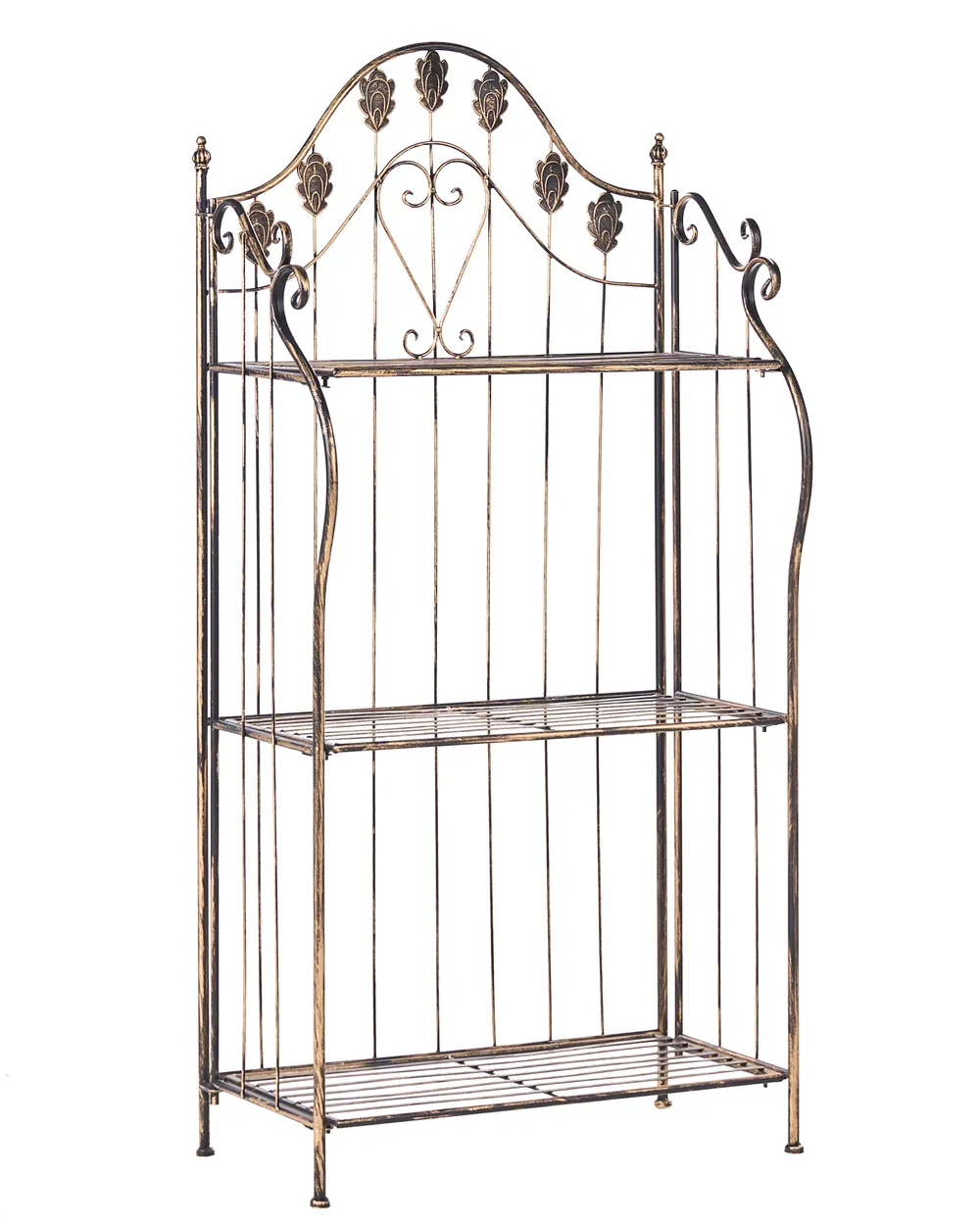 Shelving Unit VISANO 59 cm 123 cm Metal Black