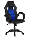 Office Chair FIGHTER Faux Leather Navy Blue