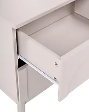 Yöpöytä 2 laatikolla BOULIA Vaaleanbeige_1168940