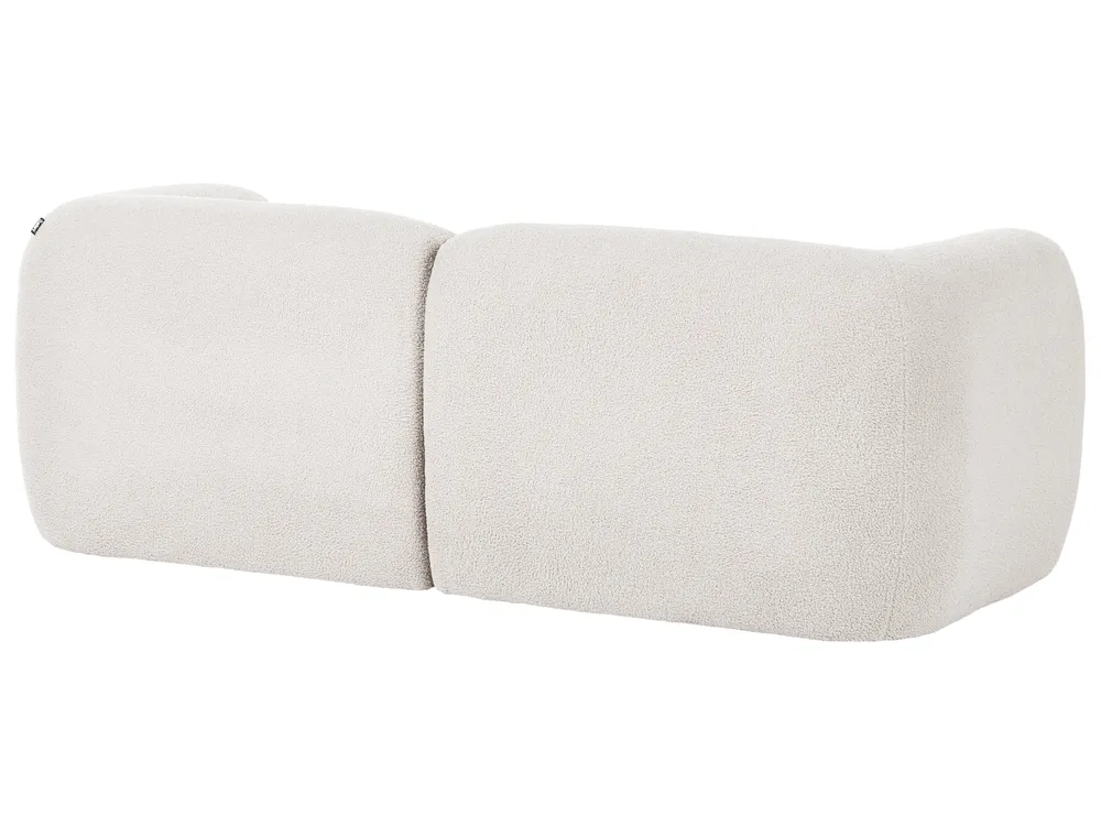 Modular Living Room Set 4 Seater MJALBI with Ottoman Boucle Off-White_1075187