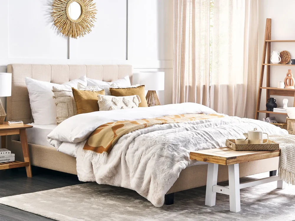 Blanket CHAAB 200 x 220 cm Off-White_850795