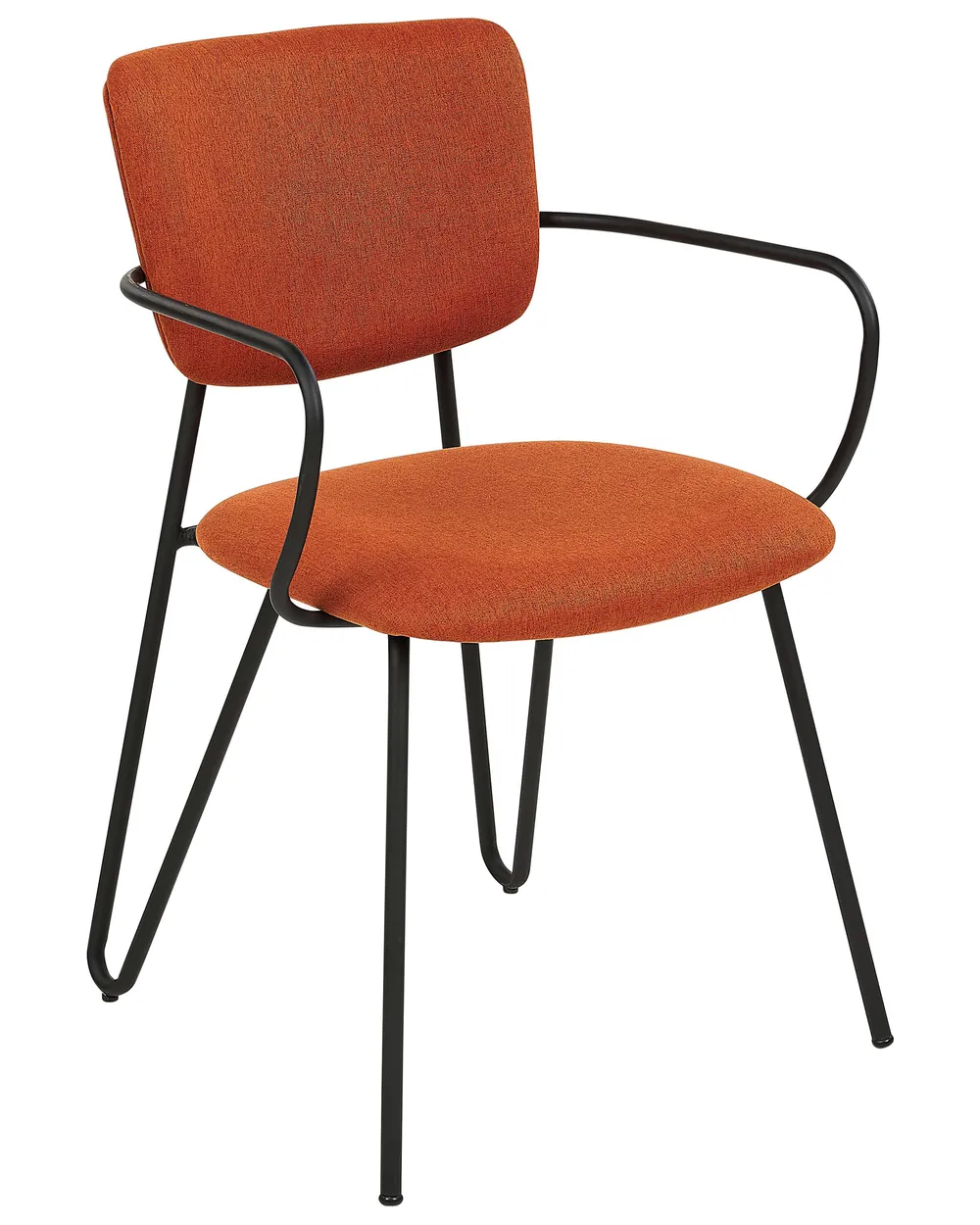 Set of 2 Dining Chairs ELKO Orange_871851