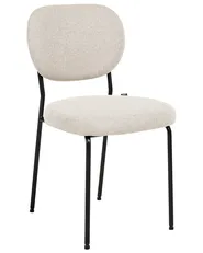 Ruokatuolisetti 2 kpl LOLETA Kangas Vaaleanbeige_1040374