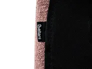 Säng med lamellram Bouclé VAUCLUSE 140 x 200 cm Pastellrosa_977326