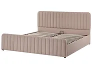 Säng med förvaring LUNAN Bouclé Taupe 180 x 200 cm_1048585