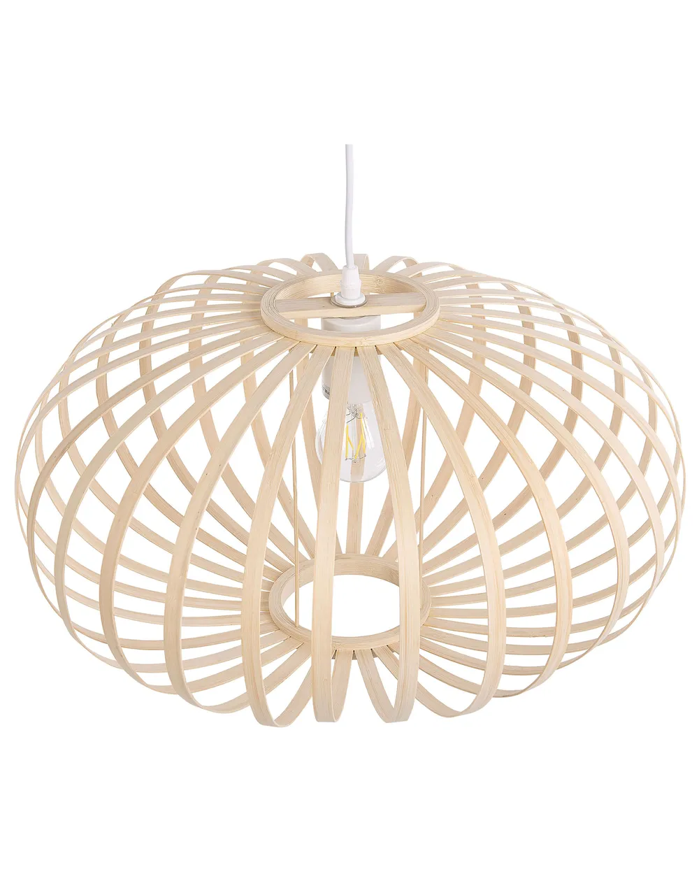 Pendant Lamp HAVEL Bamboo Light Brown_784914