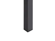 Extending Garden Dining Table SKALOMA 180/240 cm 90 cm Metal Dark Grey_921908