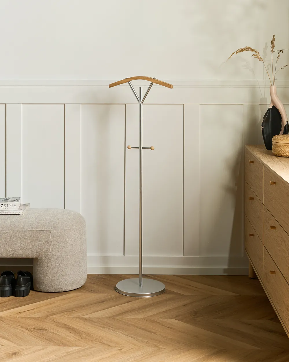 Coat Stand THOMPSON Silver
