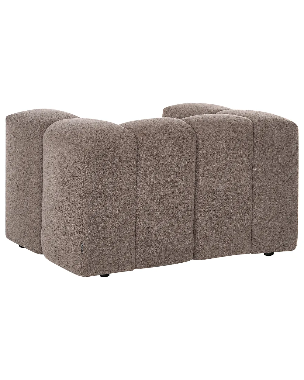 Lenestol ANTOLA Bouclé Gråbrun_1161661