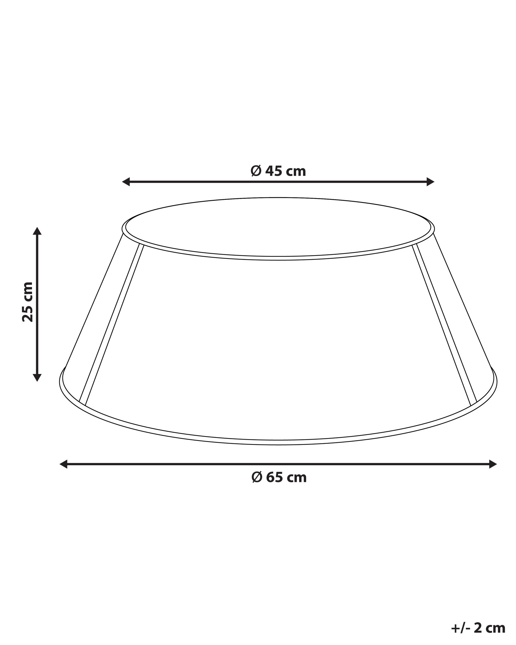 Julgranskrage ROVANIEMI 65 cm Järn Silver_1010645