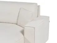 Sofa Bed 3 Seater KARILA with Storage Fabric Light Beige Left Hand_885998