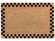 Dörrmatta SAGADA Beige/ Svart 60 x 90 cm Kokosfiber_1079130