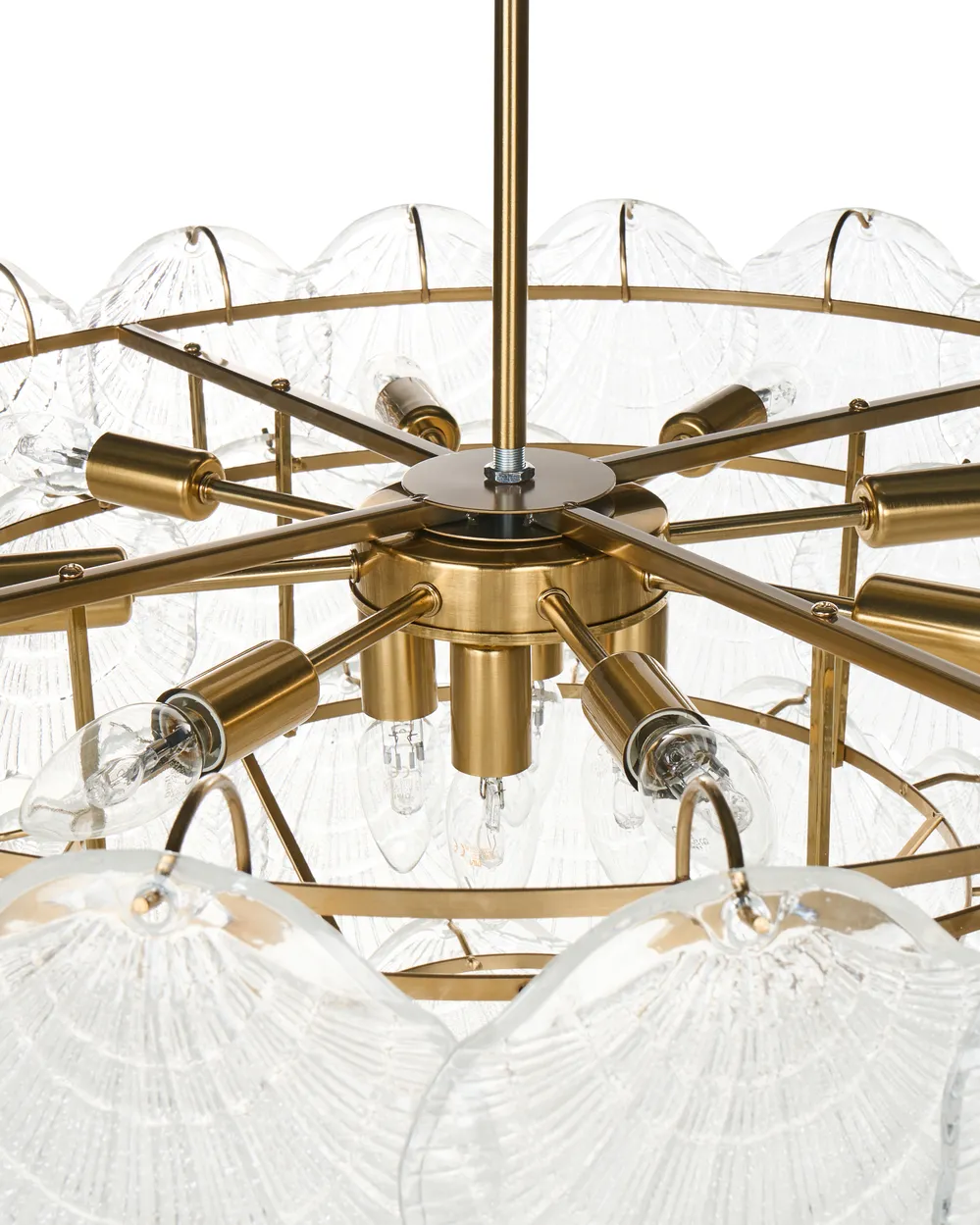 Chandelier TEMASH Glass Brass_1005152