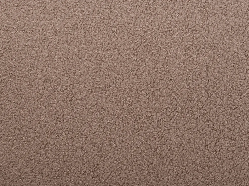 Bed Boucle MELLE 180 x 200 cm (EU Super King) Brown_965725