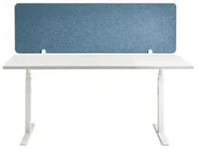 Skiljevägg för skrivbord SPLIT 160 x 50 cm Blå_1055976