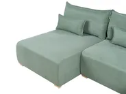 Modulär U-formad soffa NERBO Ljusgrön_1035405