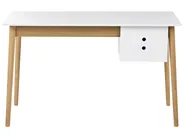 Työpöytä FENESTRA 120 cm 50 cm Vaaleanruskea/valkoinen_1068875