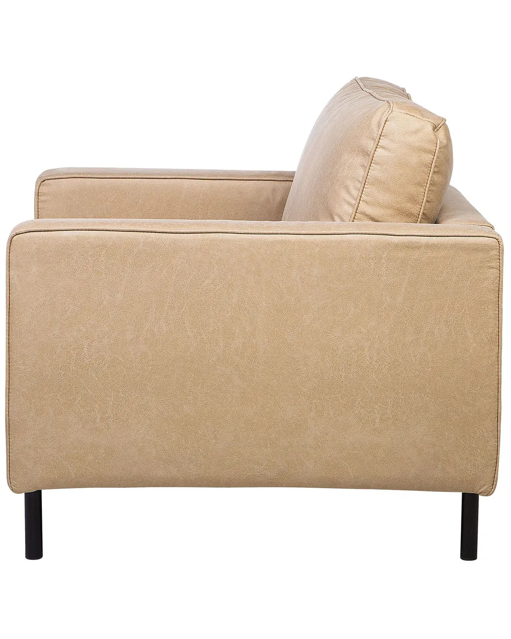 Armchair SAVALEN Faux Leather Beige_723730