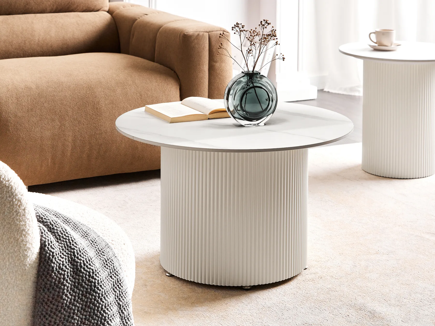 Soffbord LEONA Keramik Ljusbeige_965727