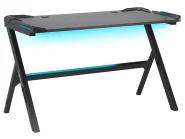 Gaming Desk DANVERS 120 cm 60 cm RGB LED Black_795335