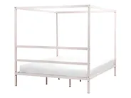 Pylvässänky Metalli LESTARDS 180 x 200 cm Vaaleanbeige_1165334