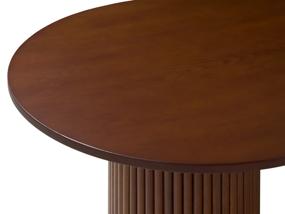 Dining Table SHERIDAN Dark Ash Wood 180 cm 100 cm_1067682