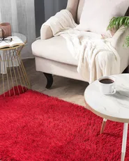 Shaggy Rug CIDE Red 80 x 150 cm_746895