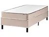 Kontinentalsäng utan huvudgavel COUNTESS 90 x 200 cm Beige