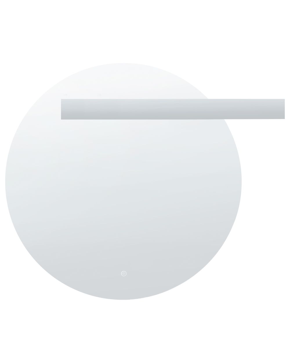 LED Bathroom Mirror ANOST 107 cm 90 cm Silver