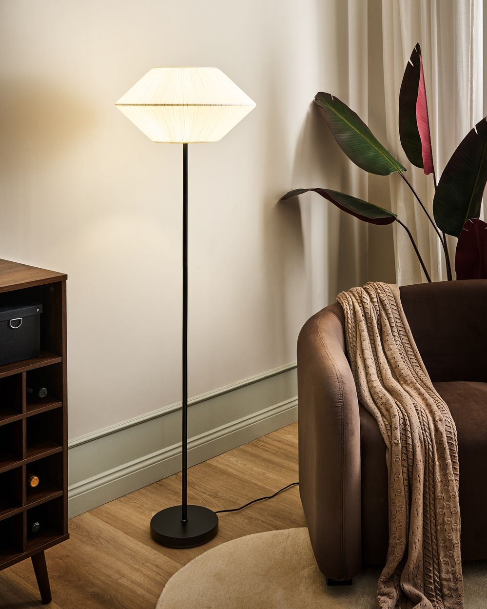 Gulvlampe MAKETSI Metall Svart