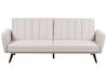 Sofa Bed 3 Seater VIMMERBY Fabric Beige