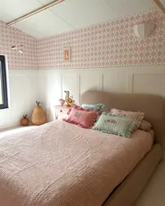 Blanket BJAS 200 x 220 cm Pastel Pink_1039618