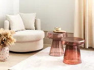 Side Table CALDERA Glass Red_883016