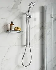 Shower Head and Hose Kit MACAY 3-function Silver_1184090