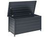 Storage Box CAMPALTO 123 cm 60 cm Metal Dark Grey