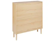 Shoe Storage Cabinet NORRIS Light Brown_916339