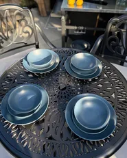 Set of 18 Dinnerware VIVANI Stoneware Blue_1129780
