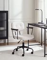 Desk Chair ALGERITA Corduroy Off-White
