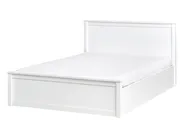 Ottoman Bed LAMBRES Pine Wood White 140 x 200 cm (EU Double)_985609