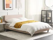Bed Frame Cover FITOU 140 x 200 cm Beige_876114